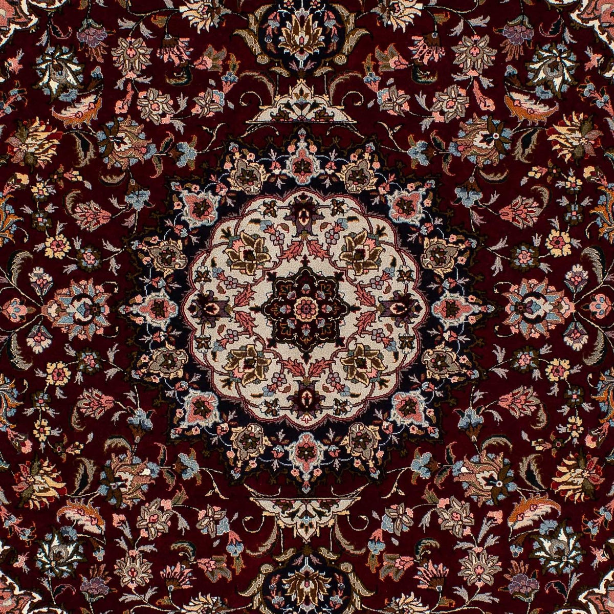 Perser Rug - Tabriz - Royal - 214 x 153 cm - dark red