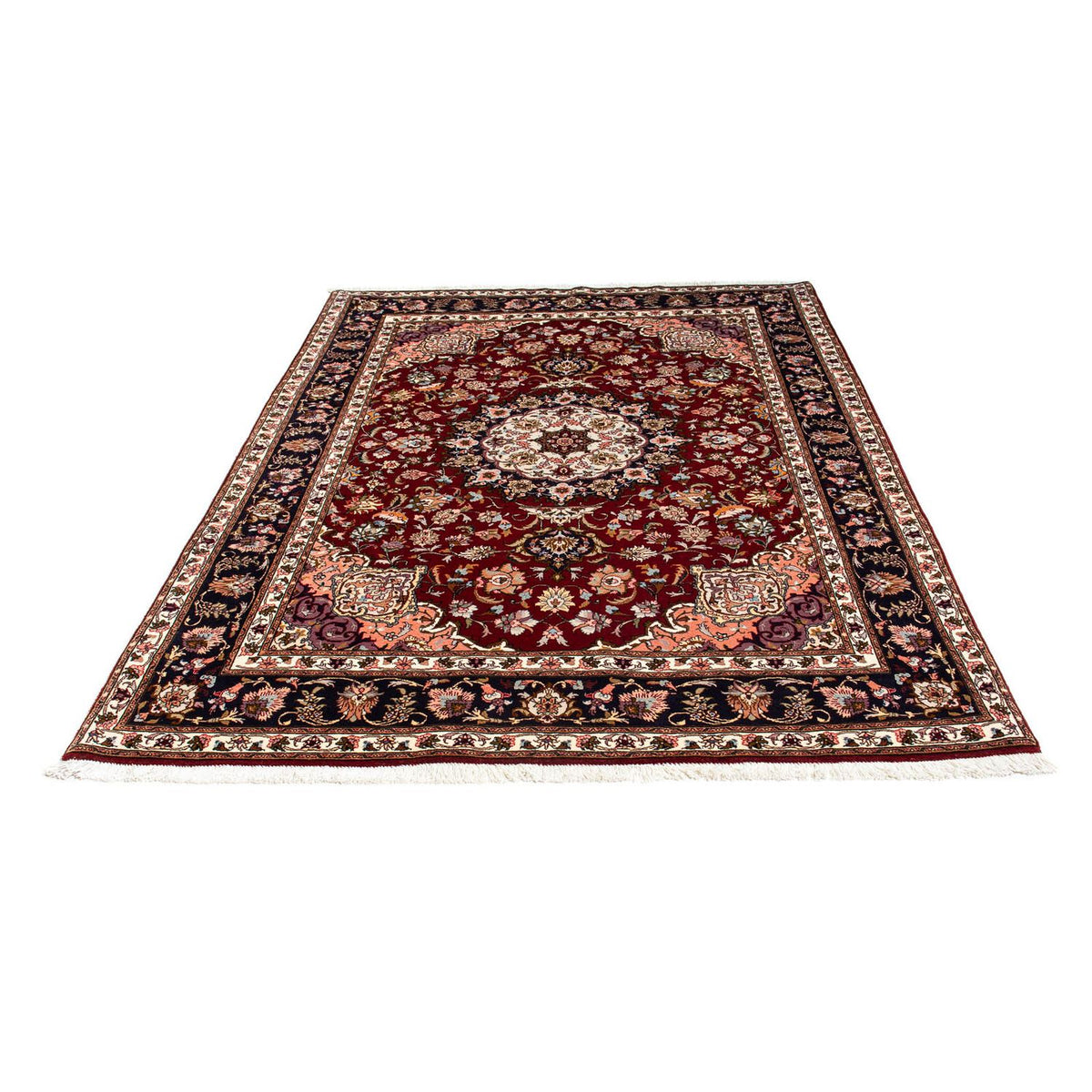 Perser Rug - Tabriz - Royal - 214 x 153 cm - dark red