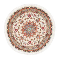 Perser Rug - Tabriz - Royal round  - 100 x 100 cm - beige