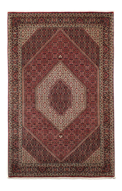 Bidjar Rug 203x305cm - Persian Rugs - dark red
