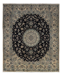 Perser Rug - Nain - Royal - 298 x 252 cm - black