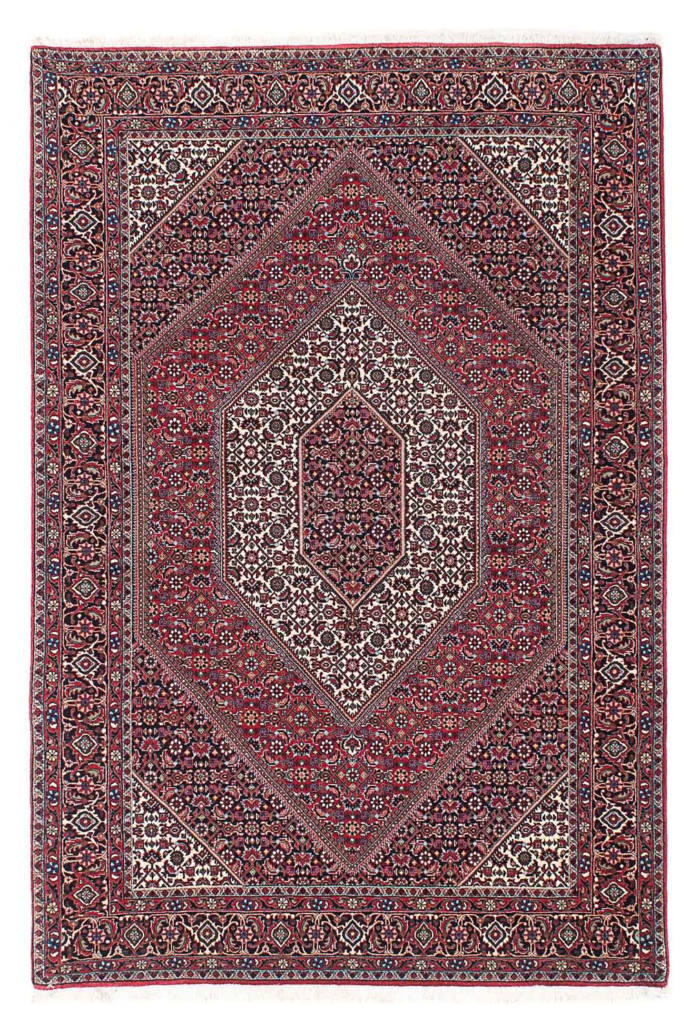 Perser Rug - Bidjar - 206 x 132 cm - dark red