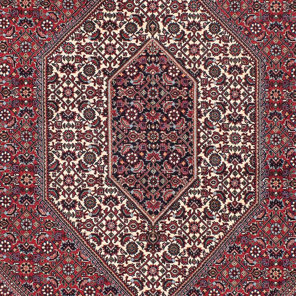 Perser Rug - Bidjar - 206 x 132 cm - dark red
