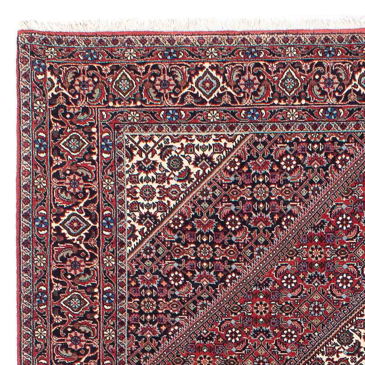 Perser Rug - Bidjar - 206 x 132 cm - dark red