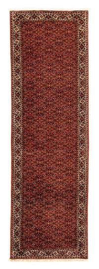 Runner Perser Rug - Bidjar - 293 x 84 cm - dark red