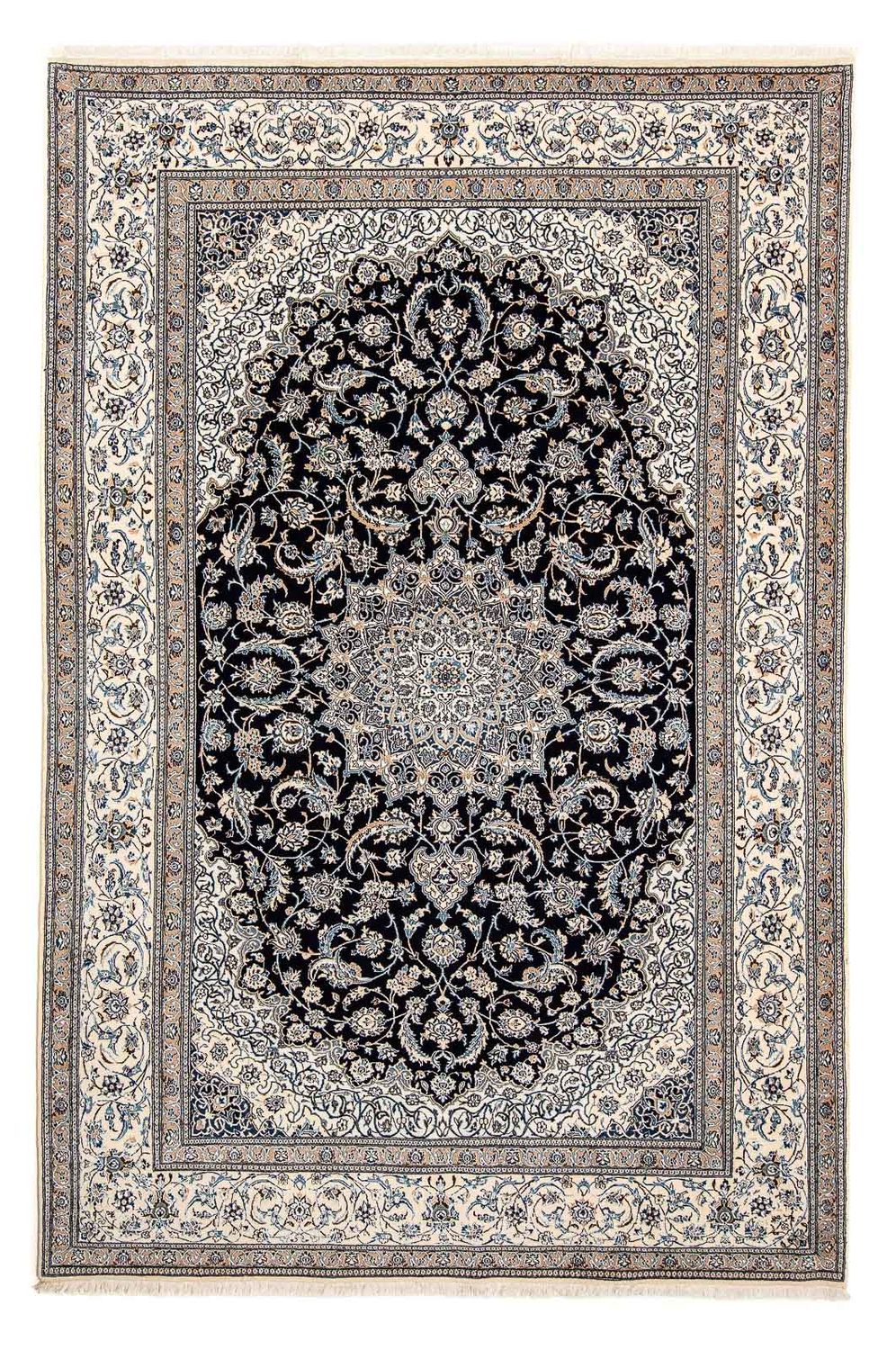 Perser Rug - Nain - Premium - 301 x 201 cm - dark blue