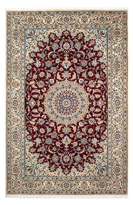 Perser Rug - Nain - Royal - 242 x 155 cm - dark red