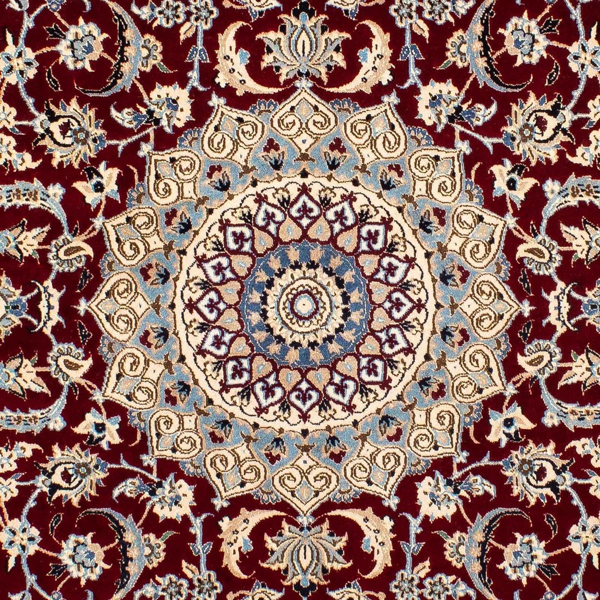 Perser Rug - Nain - Royal - 242 x 155 cm - dark red