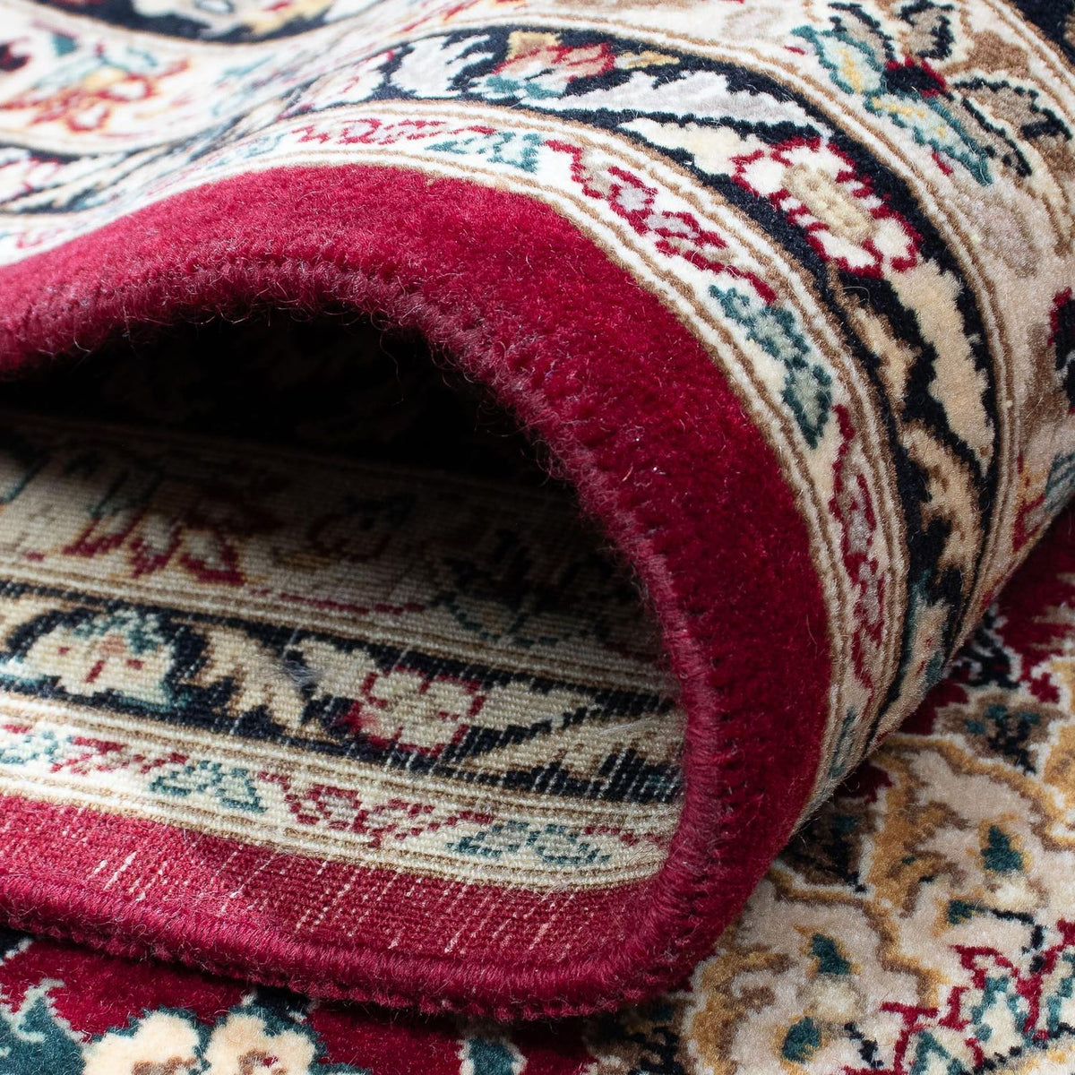 Vintage Rug - 305 x 244 cm - dark red