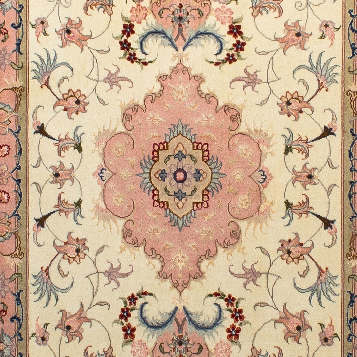 Runner Perser Rug - Tabriz - Royal - 300 x 74 cm - beige