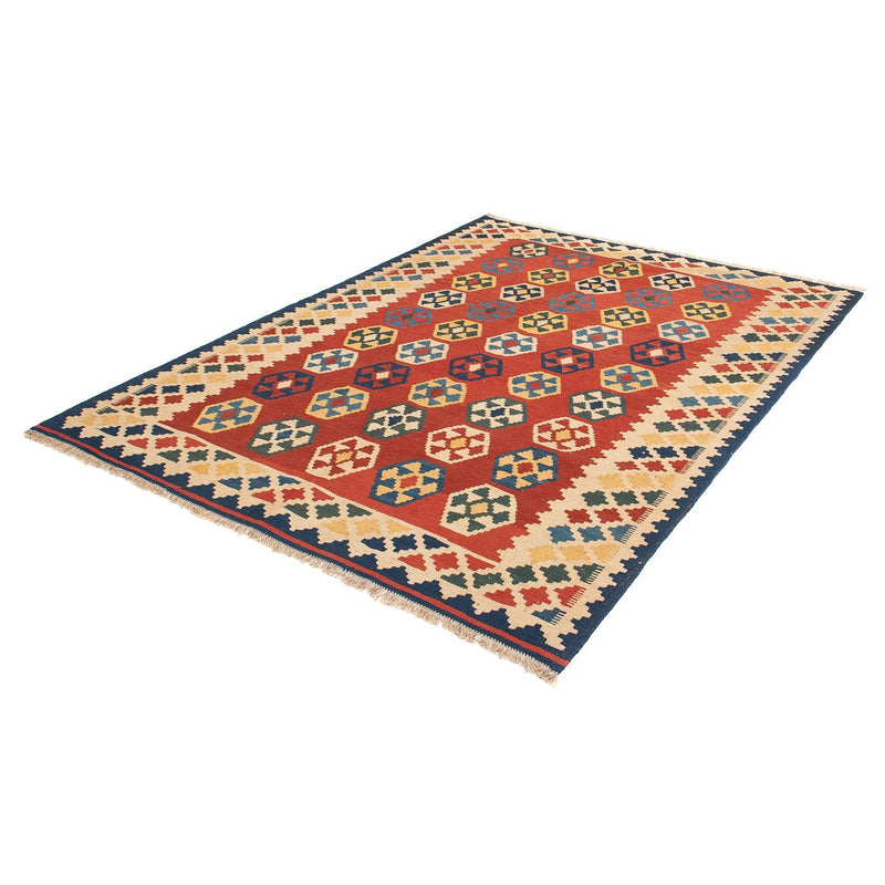 Kelim Rug - Oriental - 212 x 152 cm - dark red