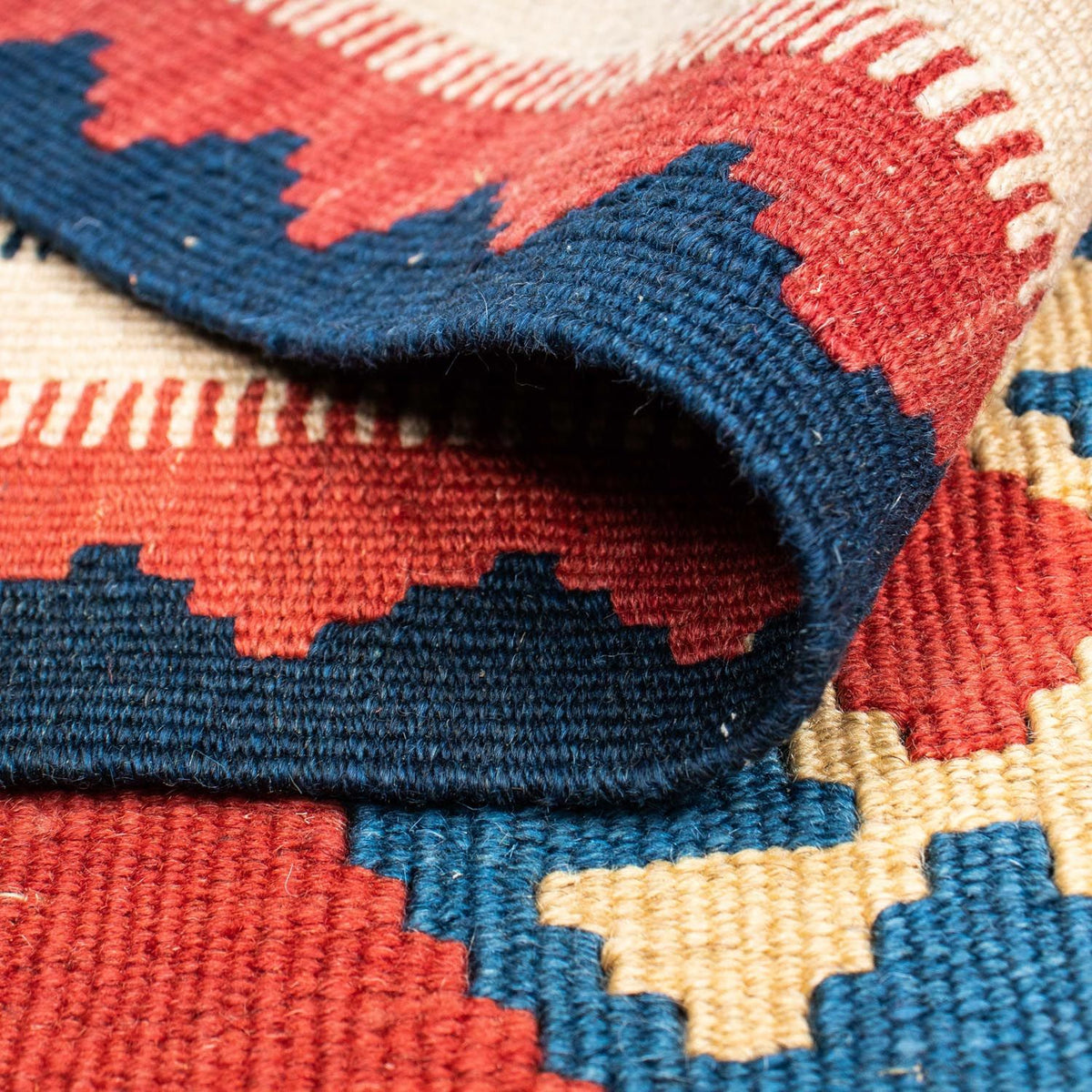 Kelim Rug - Oriental - 195 x 156 cm - red