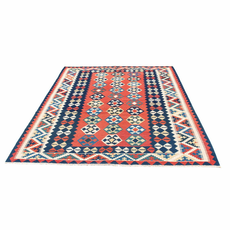 Kelim Rug - Oriental - 195 x 156 cm - red