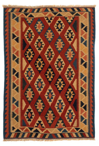 Kelim Rug - Oriental - 200 x 153 cm - rust