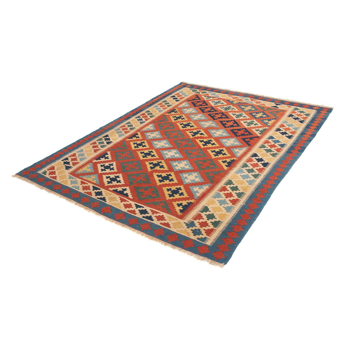 Kelim Rug - Oriental - 210 x 158 cm - multicolored