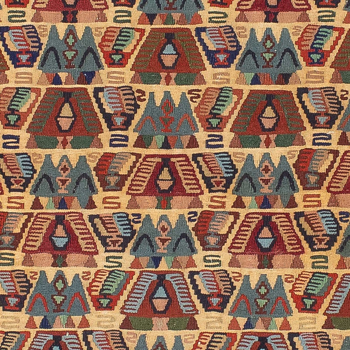 Kelim Rug - Oriental - 158 x 108 cm - light brown