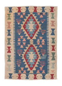 Kelim Rug - Oriental - 160 x 115 cm - blue