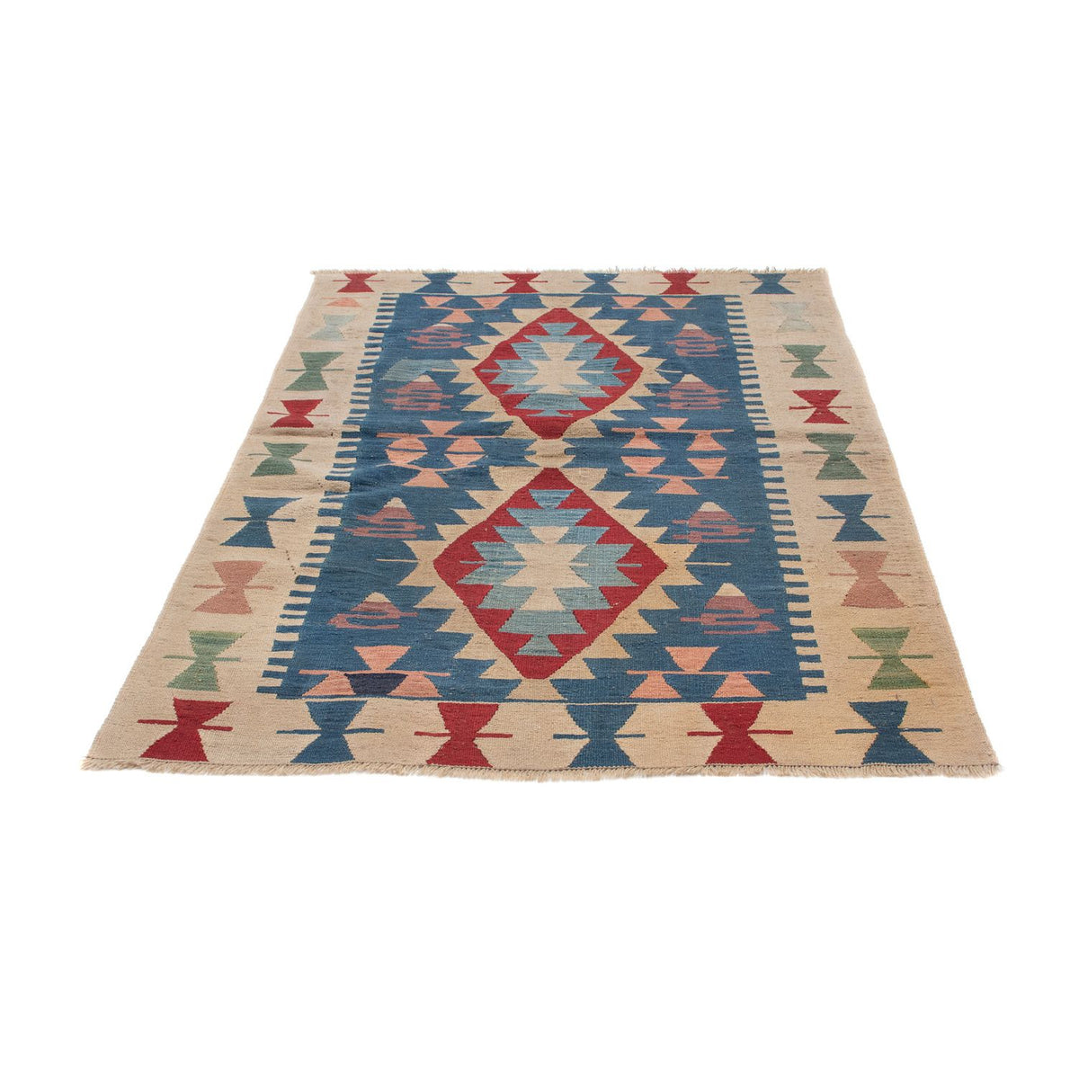 Kelim Rug - Oriental - 160 x 115 cm - blue