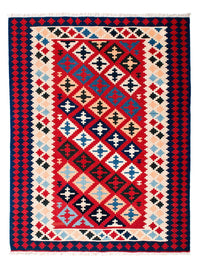 Kelim Rug - Oriental - 202 x 153 cm - red