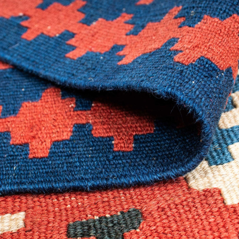 Kelim Rug - Oriental - 202 x 153 cm - red