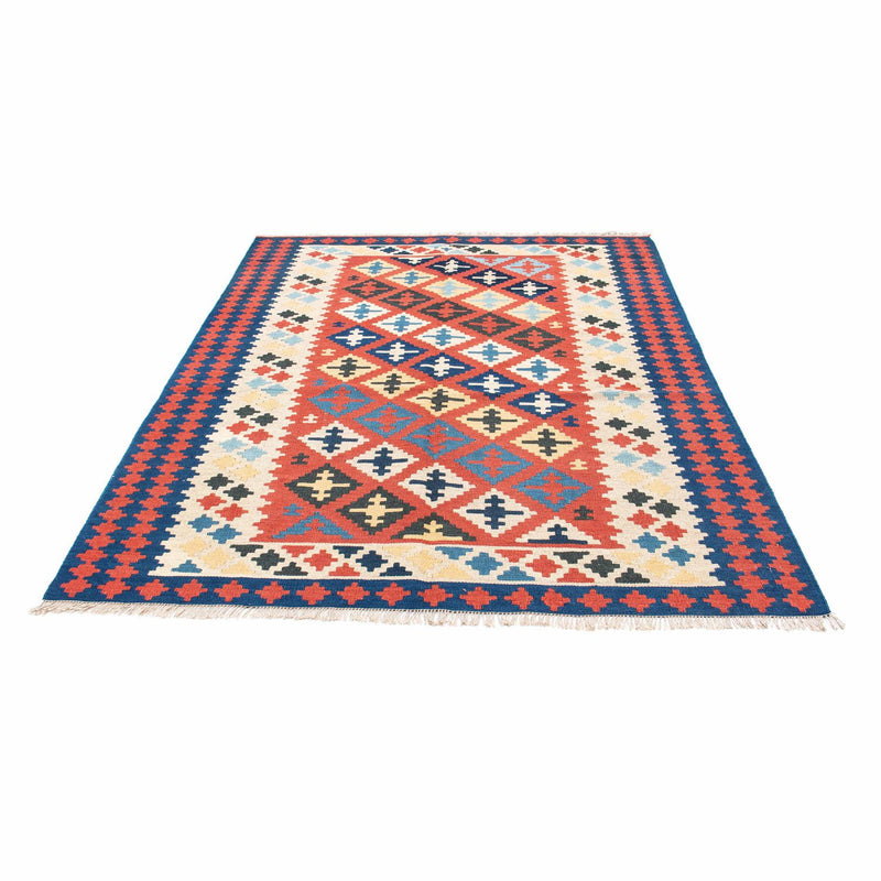 Kelim Rug - Oriental - 202 x 153 cm - red