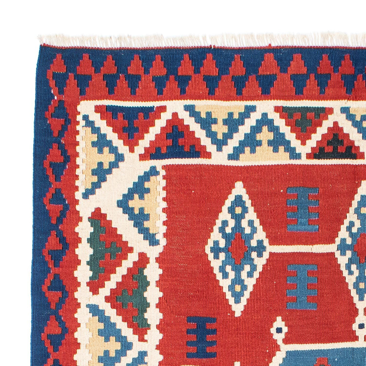 Kelim Rug - Oriental - 208 x 160 cm - red