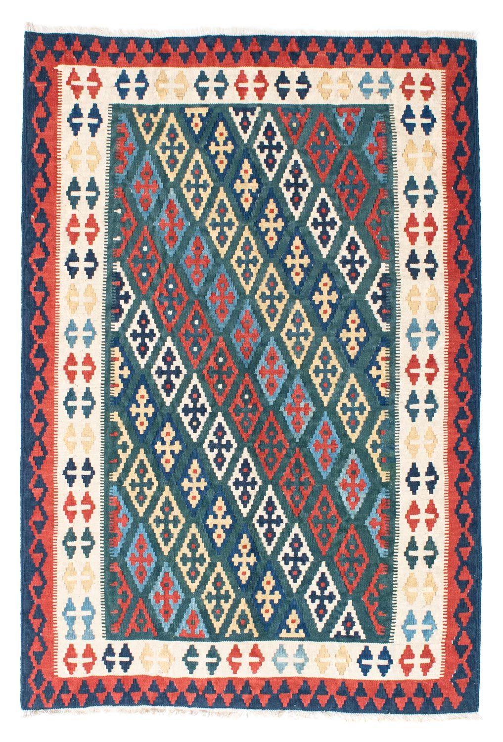 Kelim Rug - Oriental - 193 x 131 cm - blue