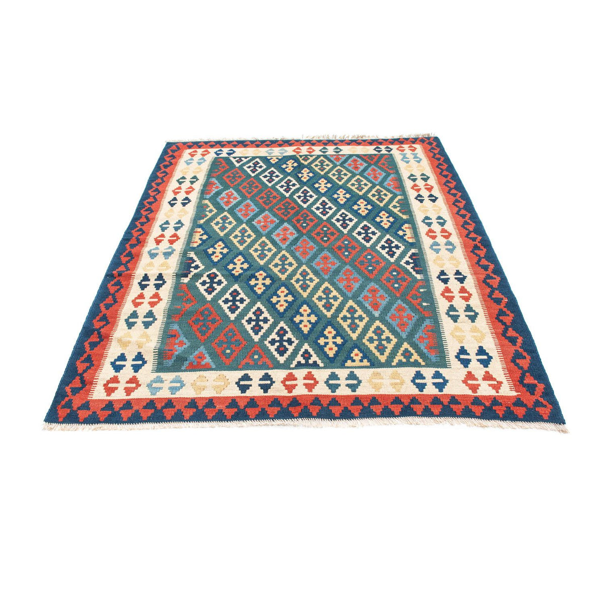 Kelim Rug - Oriental - 193 x 131 cm - blue