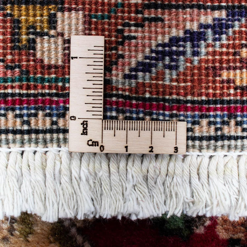 Runner Perser Rug - Tabriz - 385 x 90 cm - dark red