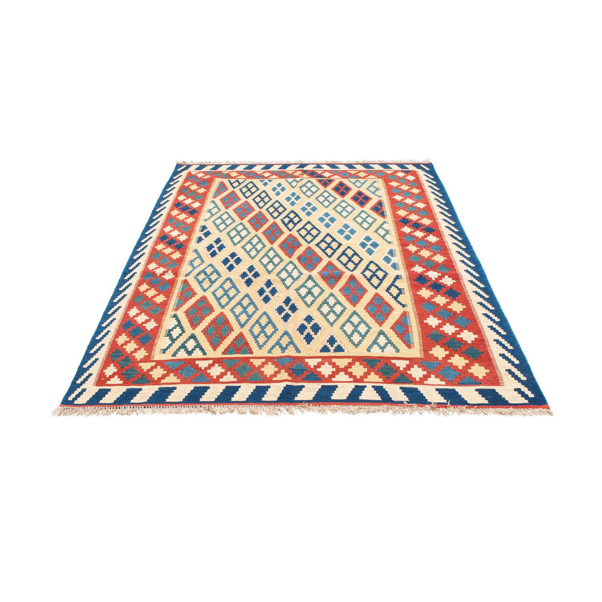 Kelim Rug - Oriental - 206 x 156 cm - beige