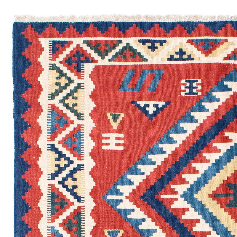 Kelim Rug - Oriental - 213 x 160 cm - red