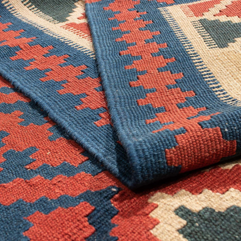 Kelim Rug - Oriental - 220 x 151 cm - dark red