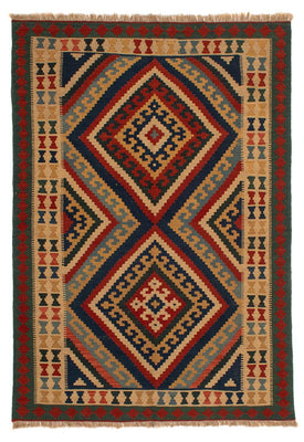Kelim Rug - Oriental - 213 x 150 cm - multicolored