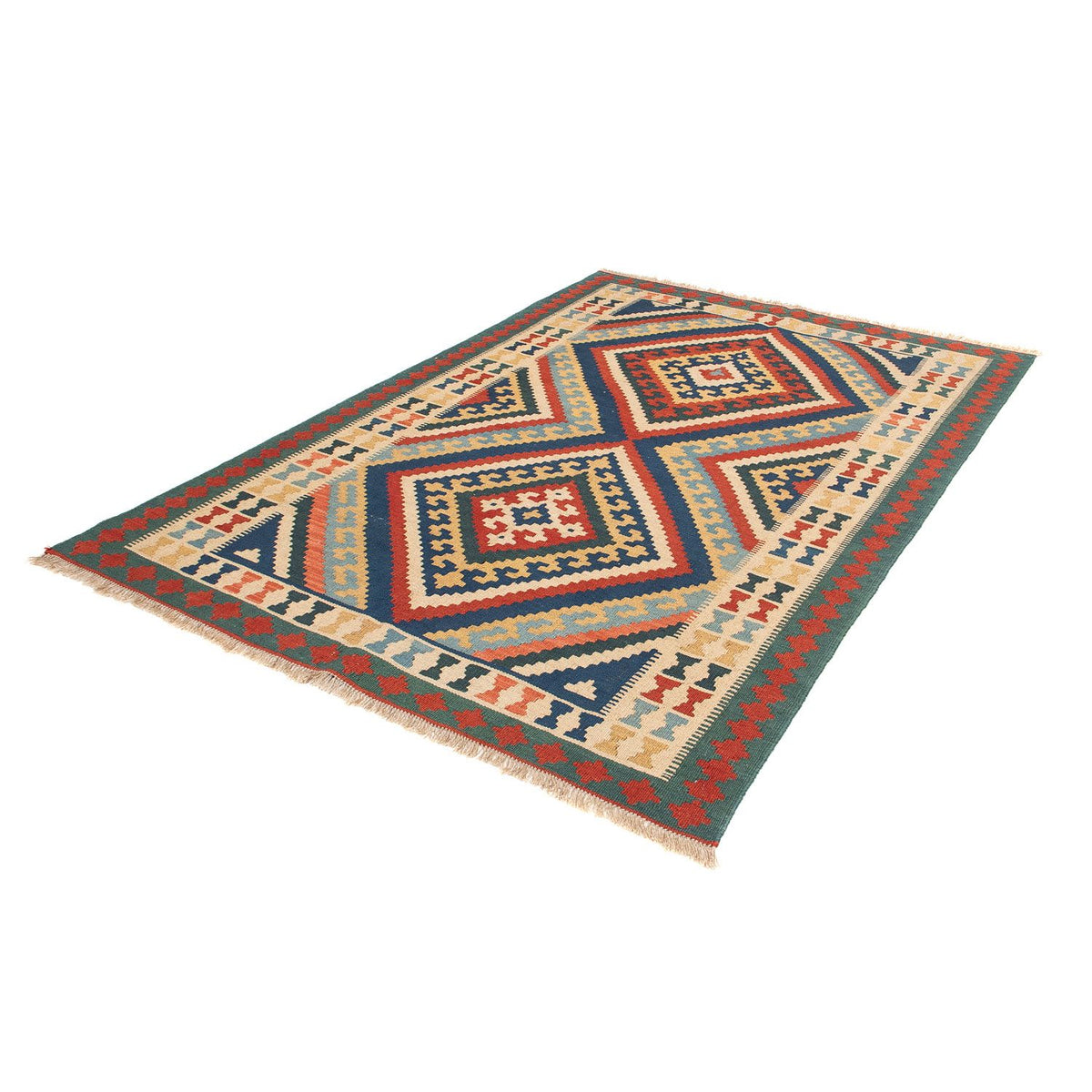 Kelim Rug - Oriental - 213 x 150 cm - multicolored