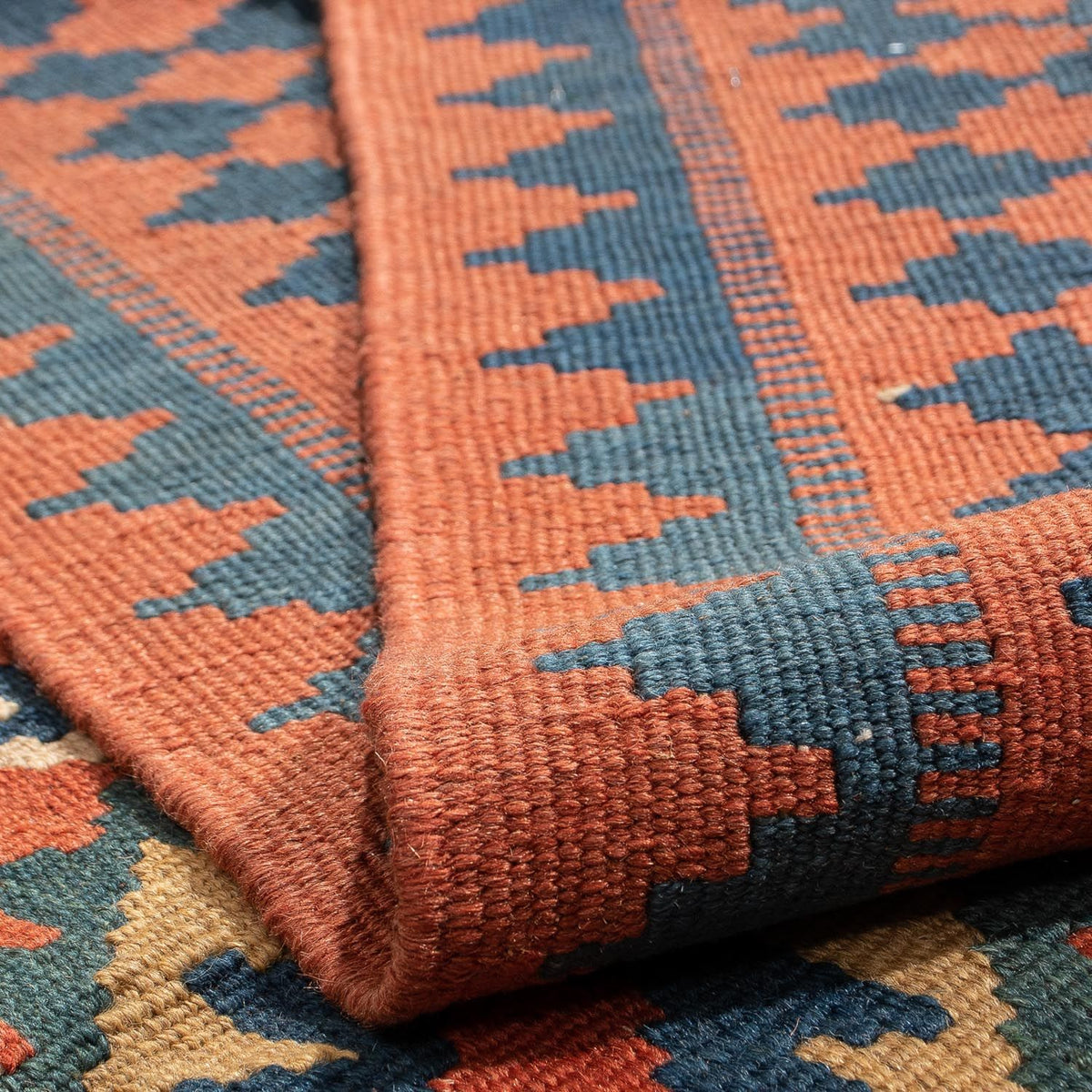 Kelim Rug - Oriental - 198 x 138 cm - dark red