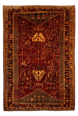 Perser Rug - Nomadic - 290 x 204 cm - dark red