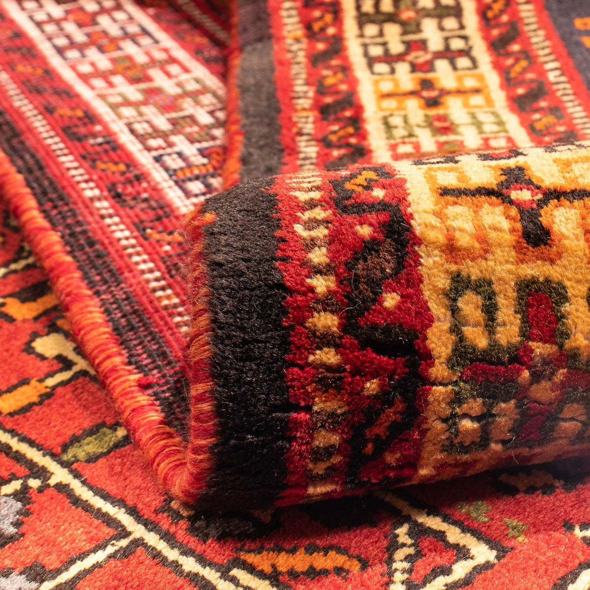 Perser Rug - Nomadic - 290 x 201 cm - dark red