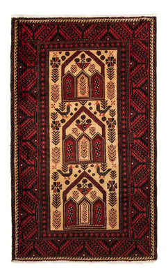 Belutsch Rug - 193 x 118 cm - red