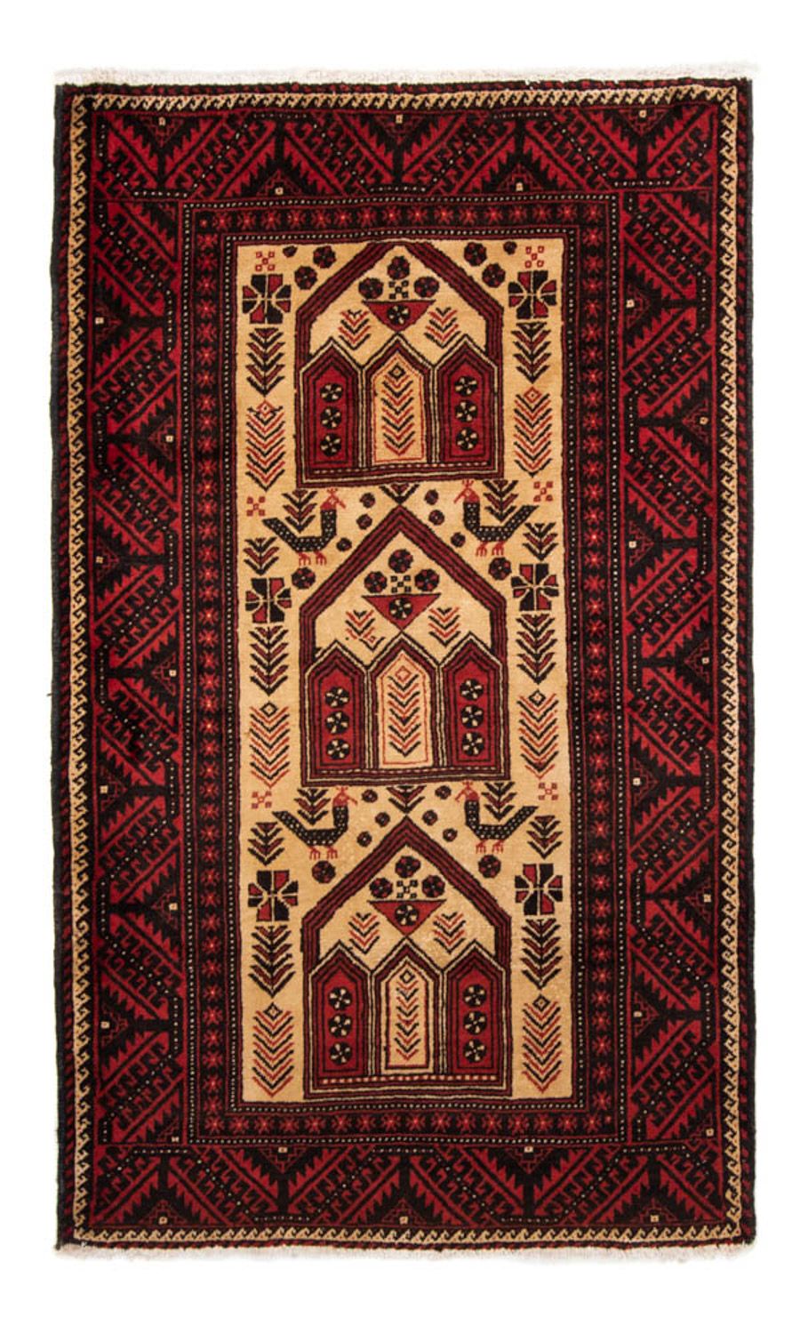 Belutsch Rug - 193 x 118 cm - red