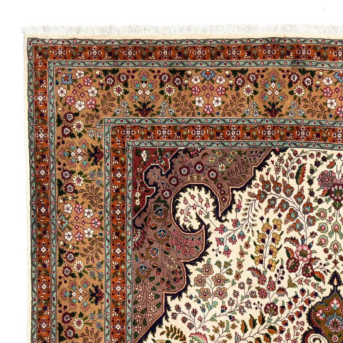 Tabriz - 40 Raj Rug 205x295cm - Persian Rugs