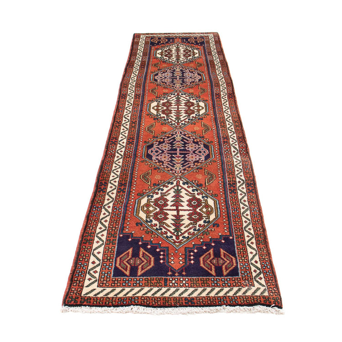 Runner Perser Rug - Nomadic - 293 x 69 cm - rust