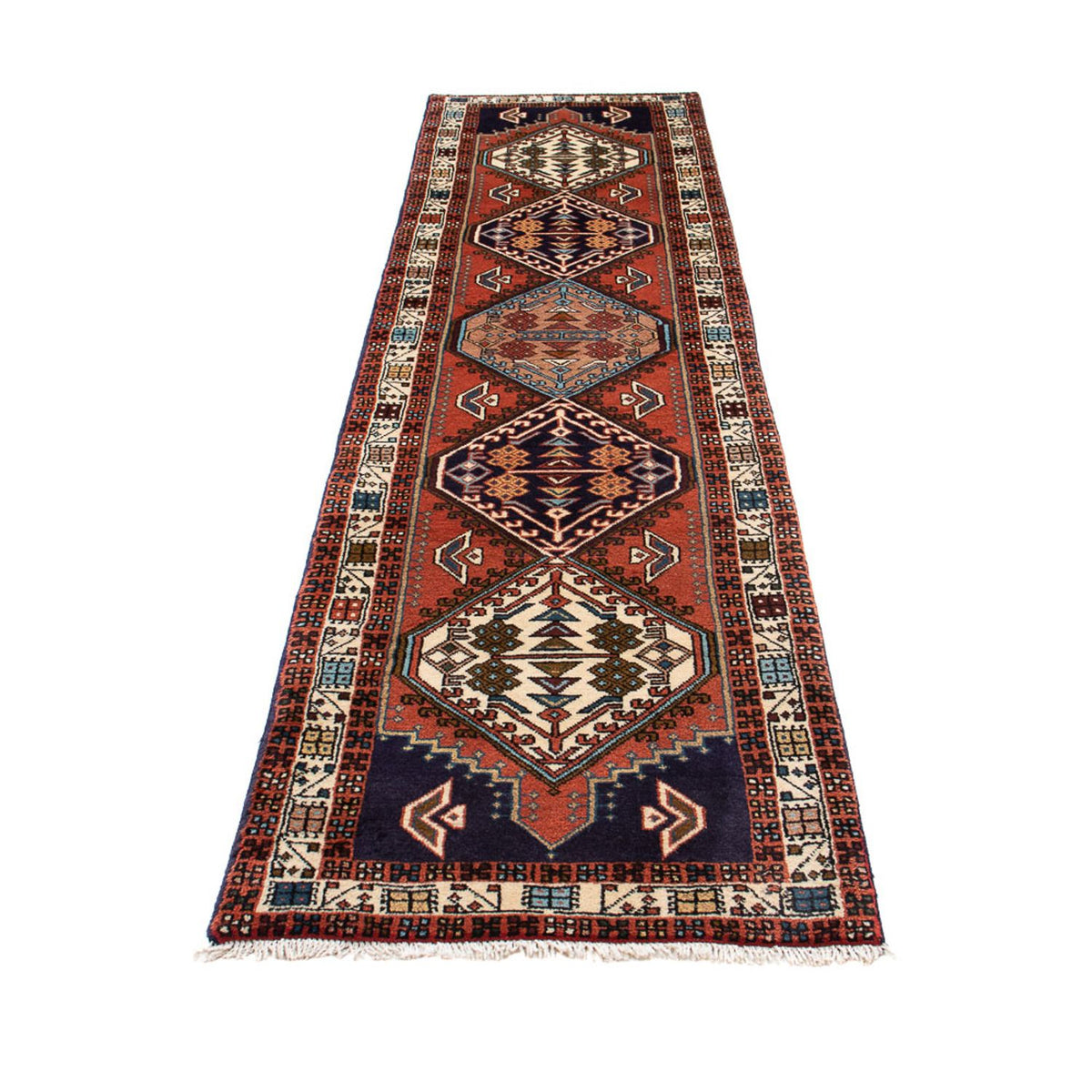 Runner Perser Rug - Nomadic - 282 x 68 cm - rust