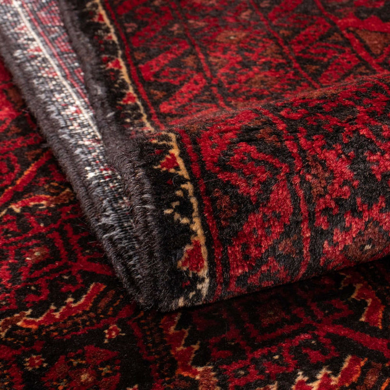 Runner Belutsch Rug - 216 x 107 cm - dark red
