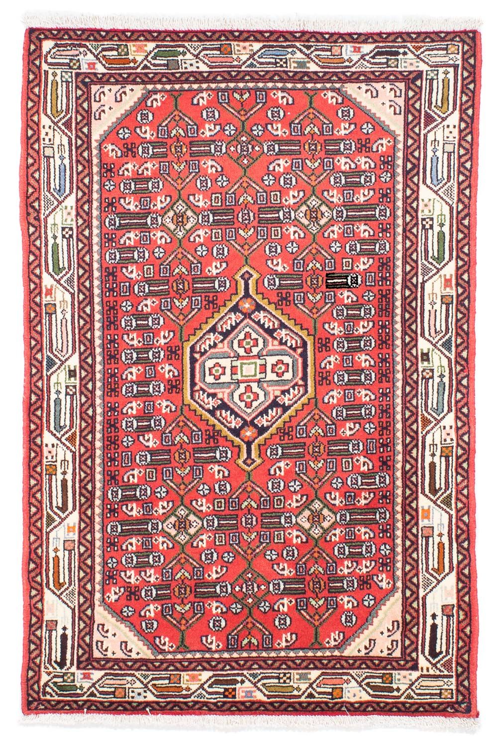 Perser Rug - Nomadic - 148 x 102 cm - red