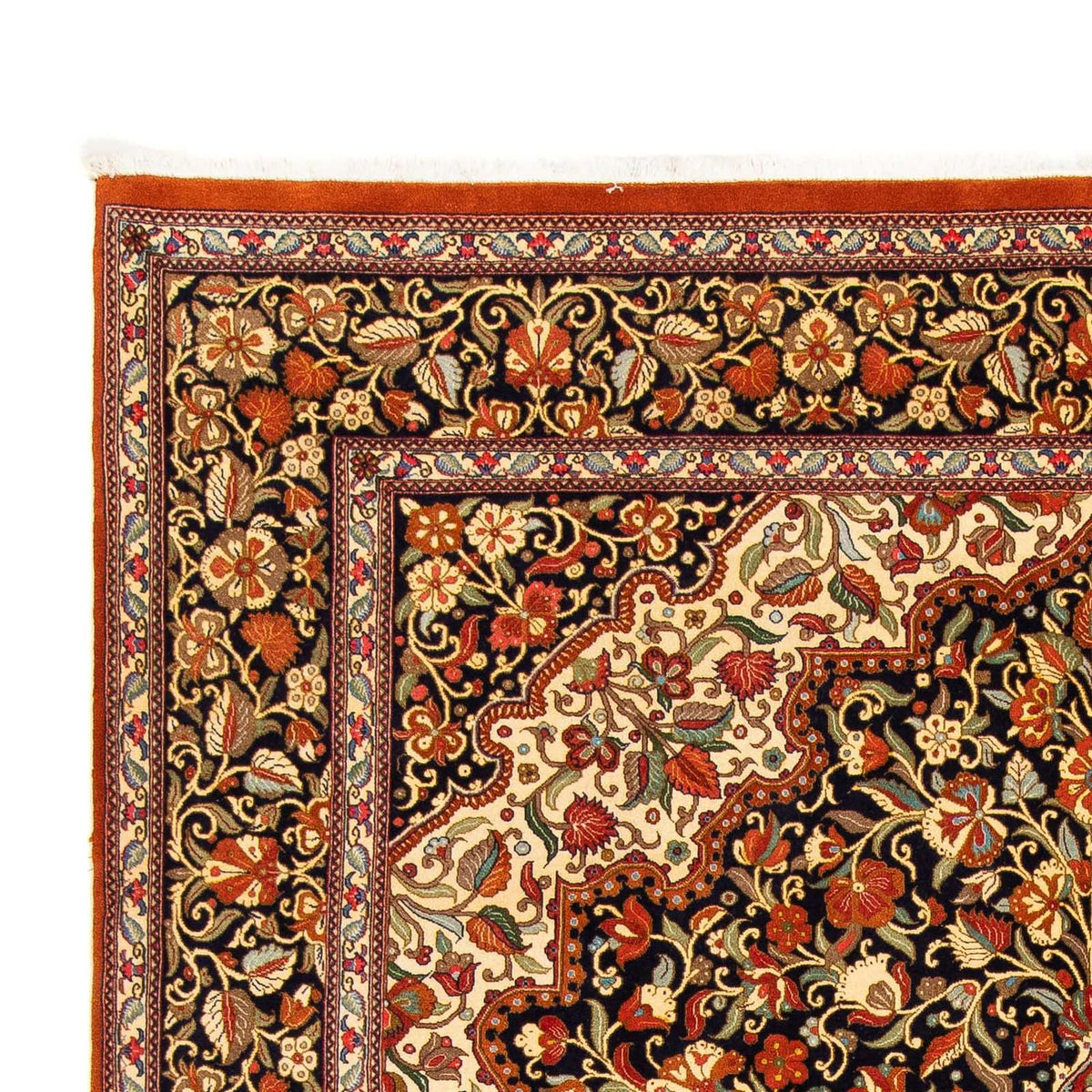 Qom Rug 212x305cm - Persian Rugs