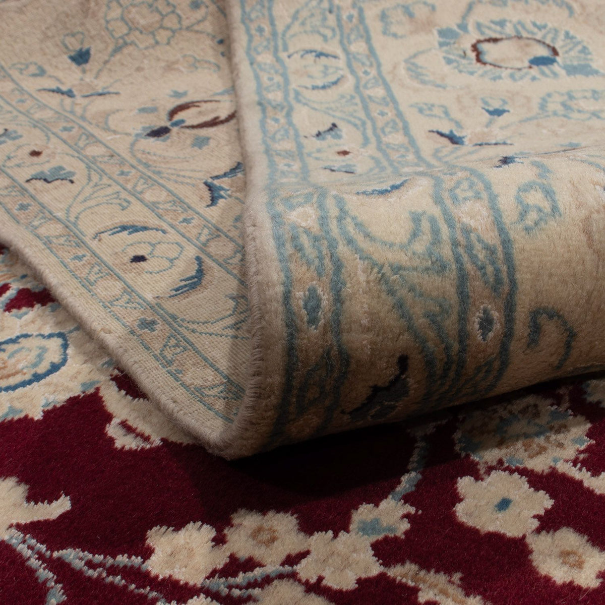 Perser Rug - Nain - 338 x 244 cm - dark red