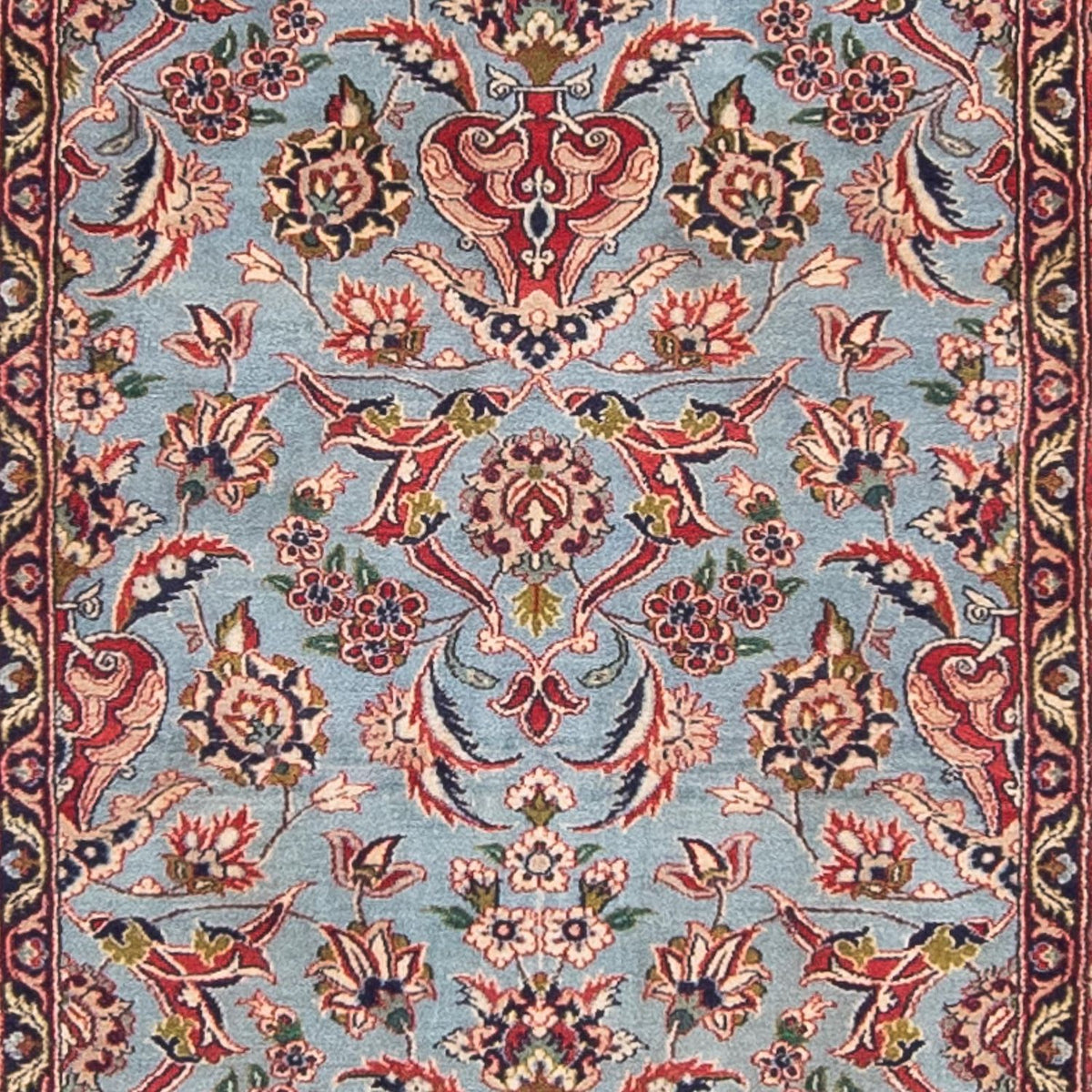 Runner Perser Rug - Isfahan - Premium - 415 x 77 cm - multicolored