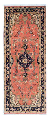Runner Perser Rug - Tabriz - Royal - 206 x 82 cm - rust
