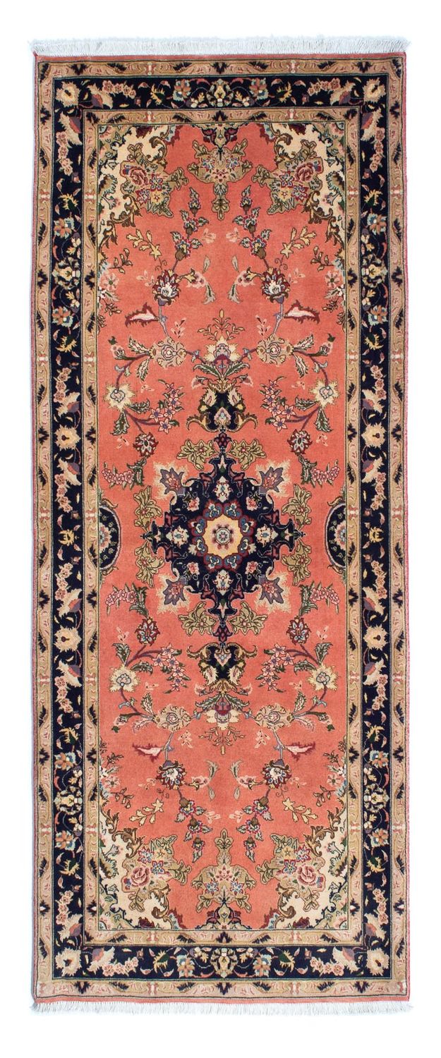 Runner Perser Rug - Tabriz - Royal - 206 x 82 cm - rust