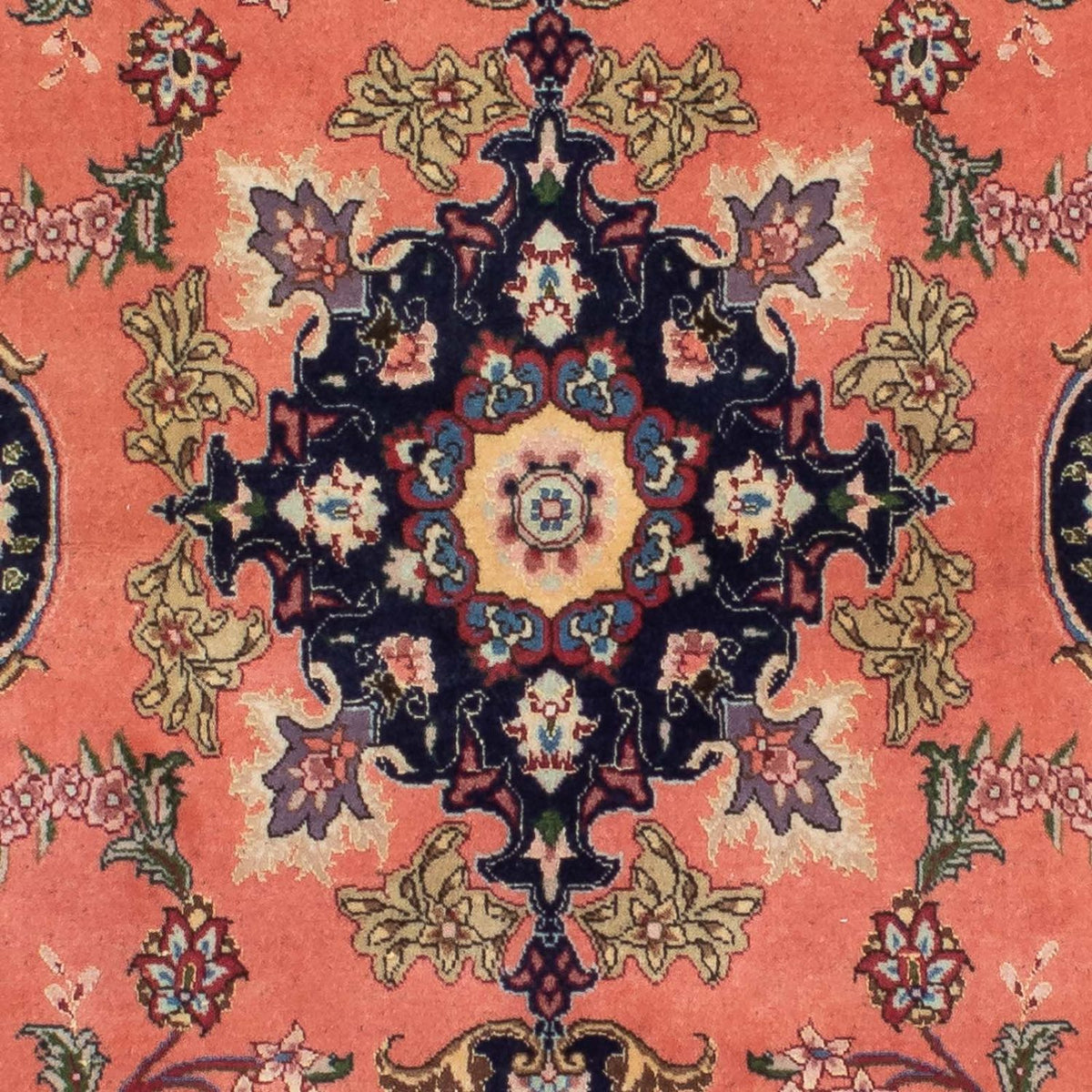 Runner Perser Rug - Tabriz - Royal - 206 x 82 cm - rust